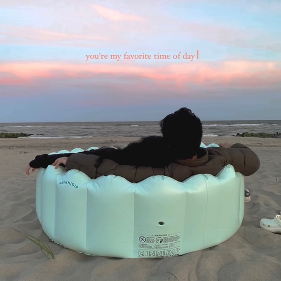 Luxe MinniDip Adult Blow Up Pool NEW IN BOX - Picture 6 of 7